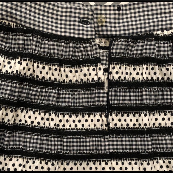 BLACK & WHITE WOMENS SKIRT - Picture 2 of 3